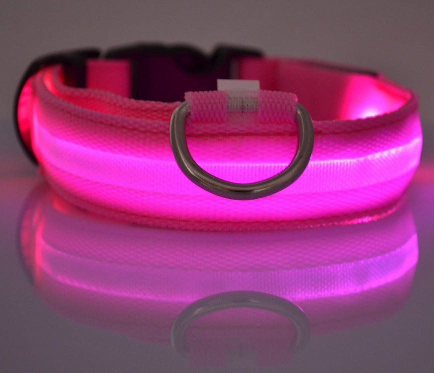 Fantastic Adjustable Dog Collar With Built-In LED For Extra Safety - Best Pet Parcel