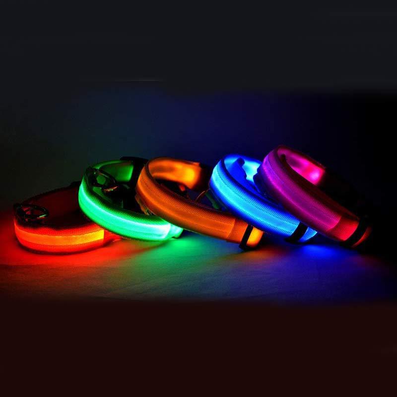 Fantastic Adjustable Dog Collar With Built-In LED For Extra Safety - Best Pet Parcel