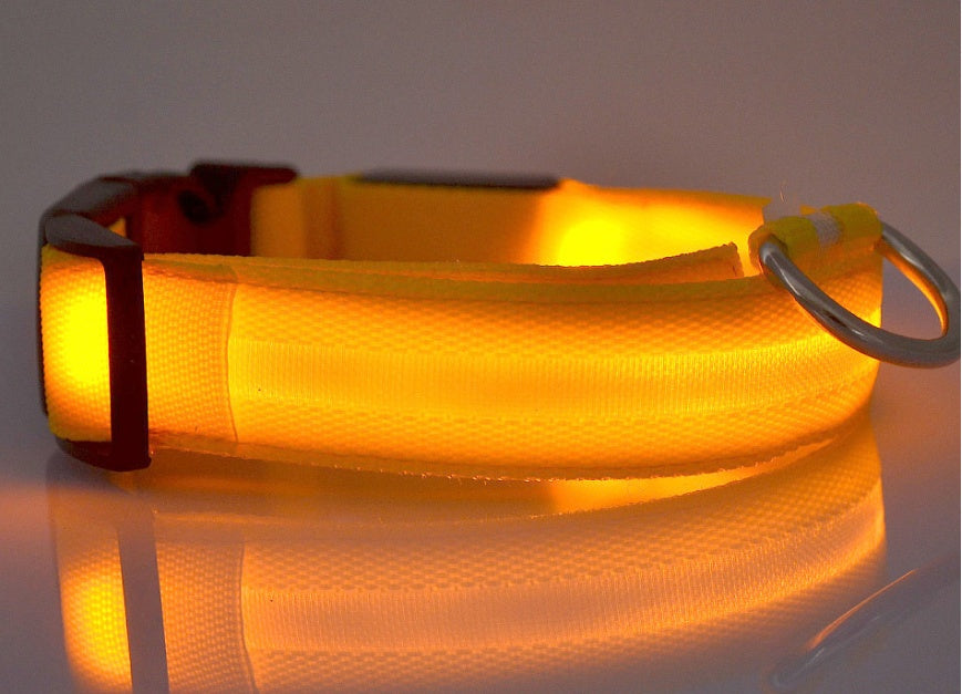 Fantastic Adjustable Dog Collar With Built-In LED For Extra Safety - Best Pet Parcel