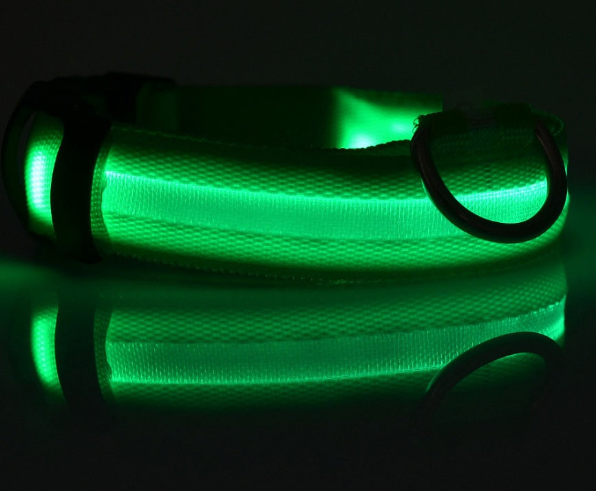 Fantastic Adjustable Dog Collar With Built-In LED For Extra Safety - Best Pet Parcel