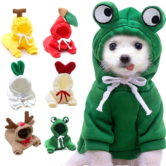 Cute Winter Fleece Pet Hoodies - Best Pet Parcel